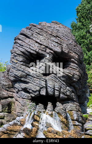 Skull Rock in Disneyland Paris, im Bereich Fluch der Karibik Stockfoto