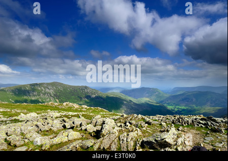 Saint Sunday Crag von Dove Crag Stockfoto