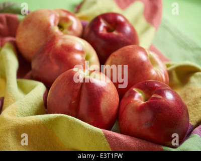 weiße Nektarinen Stockfoto