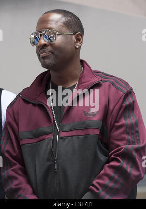 Philadelphia, Pennsylvania, USA. 28. Juni 2014. JOHNNY GILL, der Gruppe, Neuauflage bei Wawa Welcome America Liberty Block Party in der Innenstadt von Philadelphia Pa Credit: Ricky Fitchett/ZUMAPRESS.com/Alamy Live News Stockfoto