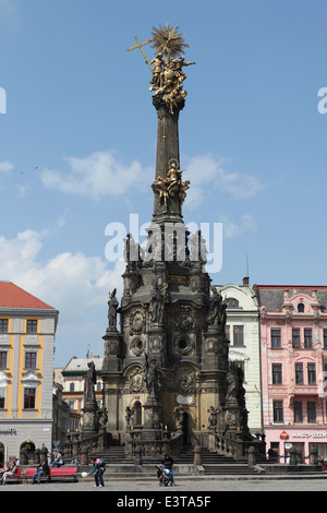 Heilige Dreifaltigkeitssäule in Olomouc, Tschechische Republik. Stockfoto