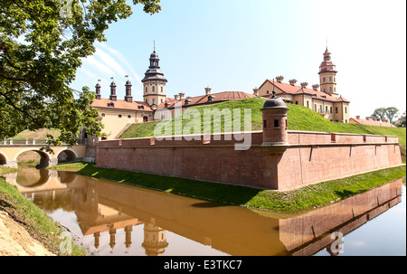 Mittelalterliche Burg in Neswizh, Weißrussland. Stockfoto