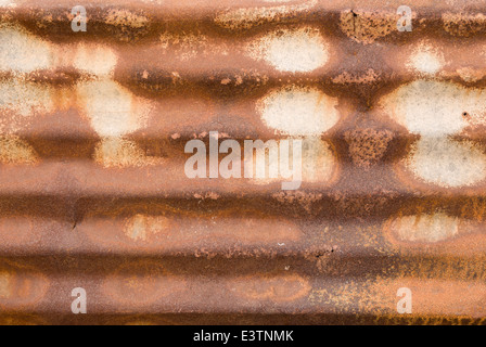 Alte rostige Metallplatte Stockfoto
