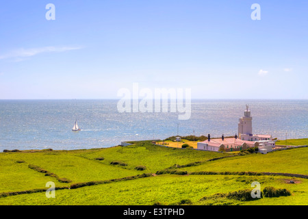 St. Catherines Leuchtturm, Isle Of Wight, England, Vereinigtes Königreich Stockfoto