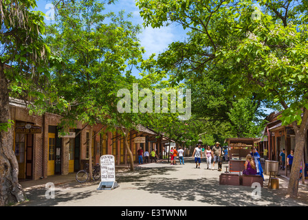 Main Street im alten Goldminen Stadt Columbia, Columbia State Historic Park, Tuolumne County, S'thn Gold Land, California, USA Stockfoto