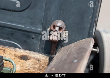 Pendine Sands, UK. 29. Juni 2014. Vintage Hot Rod Association - Hot Rod Rennen im Pendine Sands in Carmarthenshire im Südwesten von Wales. Bildnachweis: Phil Rees/Alamy Live-Nachrichten Stockfoto