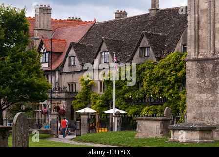 'Die alte Glocke' Hotel in Malmesbury Wiltshire. Angeblich das älteste Hotel in England. Stockfoto