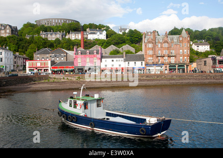 Angelboot/Fischerboot im Hafen von Oban, Argyll and Bute, Scotland Stockfoto