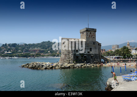 Rapallo in Ligurien Italien Stockfoto