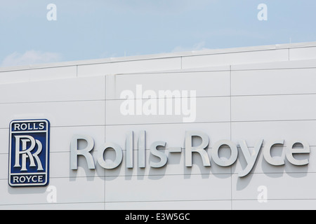 Der Rolls-Royce Crosspointe Werksgelände in Prince George, Virginia. Stockfoto