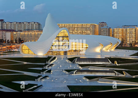 Heydar Alijew Kulturzentrum, Baku, Aserbaidschan. Architekt: Zaha Hadid Architects, 2013. Stockfoto