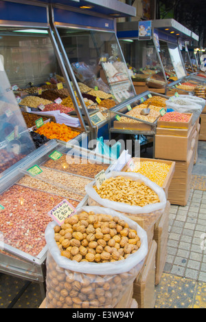 Kentriki Agora Zentralmarkt Hal, zentral-Athen, Griechenland, Europa Stockfoto