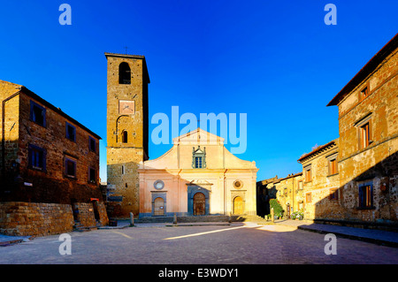 Chiesa di San Donato, Civita di Bagnoregio, Italien Stockfoto