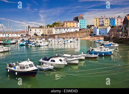 Tenby harbour. Stockfoto