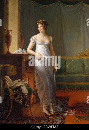 Baron François Gérard - Madame Charles Maurice de Talleyrand-Périgord Princesse de Bénévent - 1805 - MET Museum - New York Stockfoto