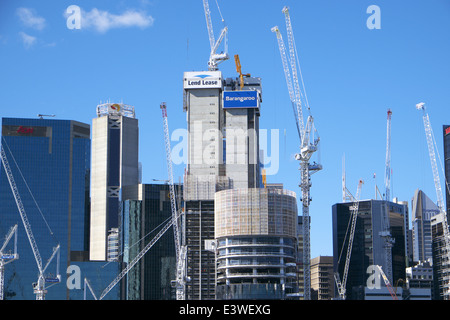 Lendlease weiterhin den Bau von Büro Türmen Barangaroo im zentralen Geschäftsviertel in Sydney, new South Wales, Australien Stockfoto