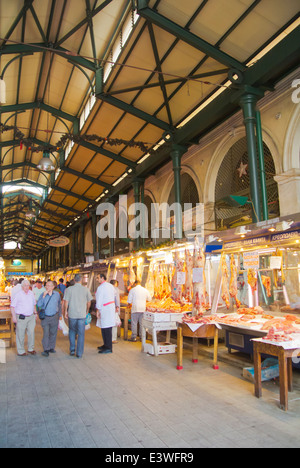 Kentriki Agora Zentralmarkt Hal, zentral-Athen, Griechenland, Europa Stockfoto