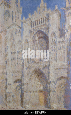 Claude Monet - Kathedrale von Rouen: Das Portal (Sonnenlicht) - 1894 - MET Museum - New York Stockfoto