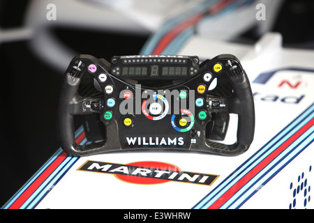 Williams Formel1 Lenkrad Stockfoto