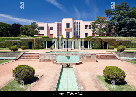 Art-Deco-Casa de Serralves inmitten des Parque de Serralves, Porto, Portugal, im Jahre 1940 abgeschlossen Stockfoto