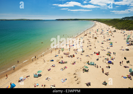 Südstrand, The Burrows, Tenby, Wales. Stockfoto