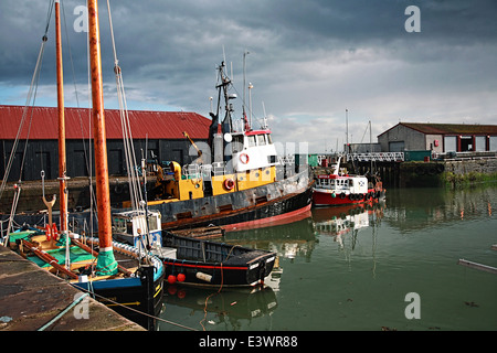 Alten Hafen in Arbroath in Scoltand Stockfoto