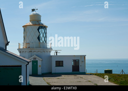 Leuchtturm am St Ann's Kopf, Dale, Pembrokeshire, Wales, UK Stockfoto