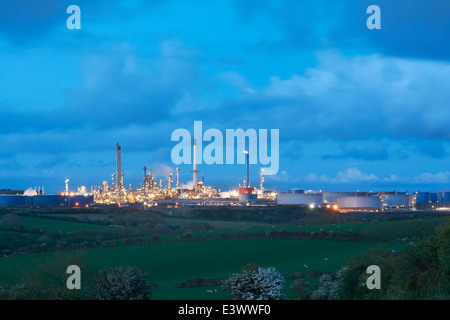 Murco Milford Haven Raffinerie - Pembrokeshire, Wales Stockfoto