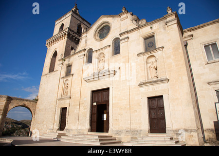 Kirche von st. peter Caveoso, Matera, Basilikata, Italien, Europa Stockfoto