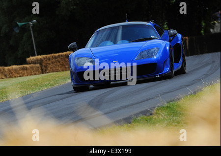 Die Noble M600, angetrieben von Anthony Reid beim Goodwood Festival of Speed. Stockfoto