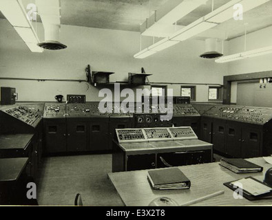 Dieses Bild zeigt das Blockhaus, das während der Erprobung des Hebekörpers Convair/General Dynamics Atlas, eines Schlüsselprojekts bei der Entwicklung von Raumfahrttechnologien, verwendet wurde. Das Design des Hubkörpers war ein wichtiger Schritt in Richtung zukünftiger Raumfahrzeuge und wurde im Rahmen des US-Raumfahrtprogramms getestet. Stockfoto