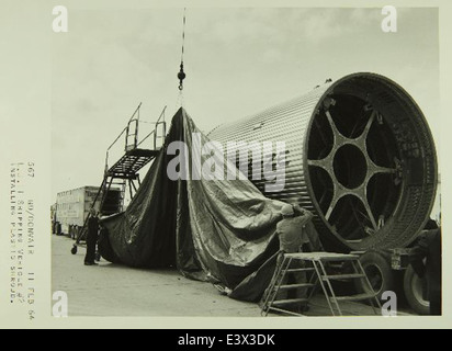 Der Convair/General Dynamics Atlas Lifting Body und Little Joe II, der in der Luft- und Raumfahrtforschung eingesetzt wird, spielten eine wichtige Rolle bei der Entwicklung von Lifting Body Vehicles und trugen sowohl zur Luft- als auch zur Weltraumforschung bei. Stockfoto