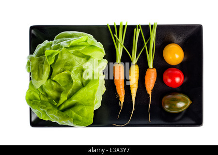 Verschiedene Gemüse sind die Basis für gesunde Ernährung Stockfoto