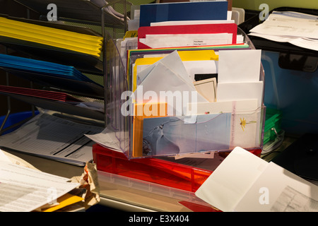 Unordentlichen Wohn- Hamsterer' home, USA Stockfoto