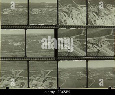 Foto mit den Fabriken Convair und General Dynamics Atlas Aerospace, die die Luftfahrzeugfertigung Mitte des 20. Jahrhunderts hervorheben. Stockfoto