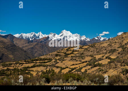 Cordillera Huayhuash Gebirge, Anden, Nord-Peru, Peru Stockfoto