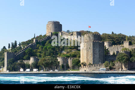 Rumelihisarc, Festung Europa, Sariyer, Bosporus, Istanbul, Europäische Side, Türkei Stockfoto