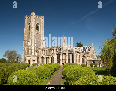 UK England, Suffolk, Lavenham, Pfarrkirche St. Peter und St. Paul Stockfoto