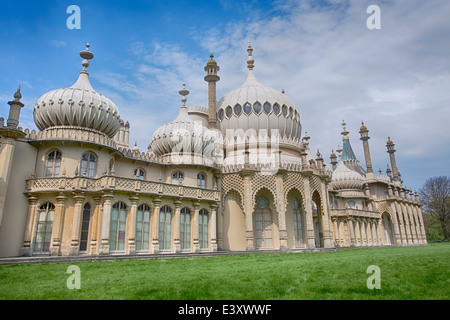 Blick von der Royal Pavilion, Brighton, Sussex, England, Vereinigtes Königreich Stockfoto