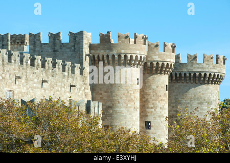 Griechenland, Rhodos-Stadt, Altstadt, Grossmeisterpalast Stockfoto