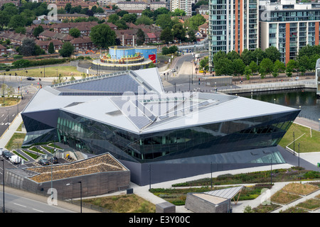 Siemens-urbane Nachhaltigkeit-Zentrum in Docklands London Stockfoto