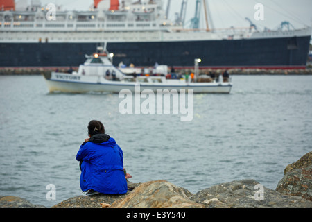 Wasser zu beobachten. Stockfoto