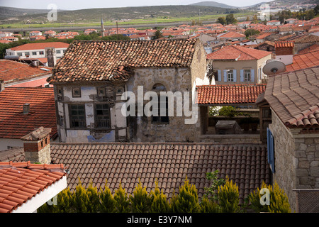 Altes Haus in Alacati renovierungsbedürftig, Ägäis Türkei Stockfoto