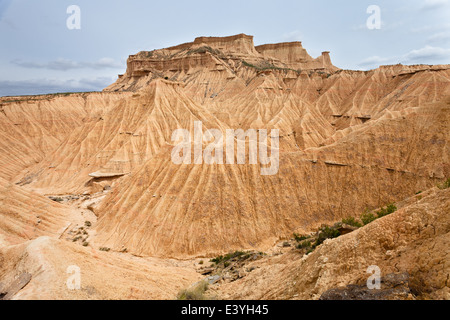 Rocky Mountains Bardenas Reales in Navarra Stockfoto