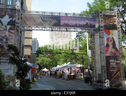 World Pride Week 2014 in Toronto, Ontario. Stockfoto