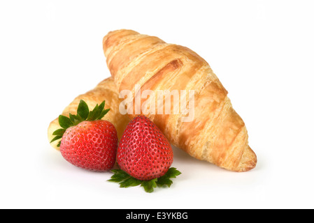 Croissants, Hörnchen Stockfoto