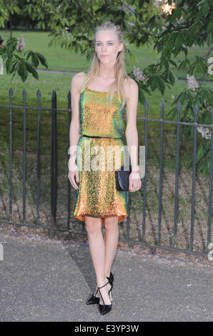 London, UK, UK. 1. Juli 2014. Mary Charteris besucht das jährliche Serpentine Gallery-Sommerfest in der Serpentine Gallery. (Bild Kredit: Kredit: Ferdaus Shamim/ZUMA/Alamy Live-Nachrichten) Stockfoto