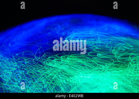 Abstraktes Bild aus Planetenerde Stockfoto