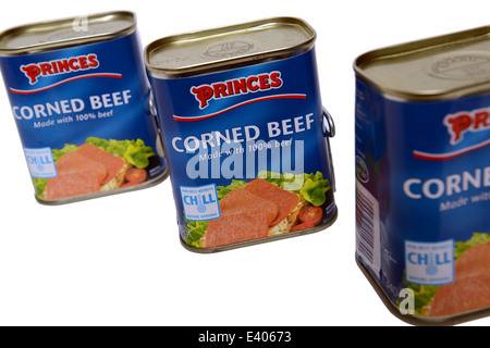 Fürsten Corned Beef Stockfoto