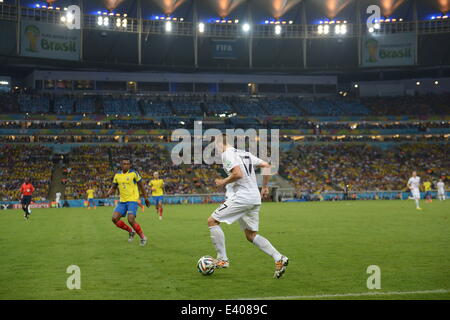 Lucas Digne (FRA), 25. Juni 2014 - Fußball / Fußball: FIFA World Cup Brasilien 2014 Gruppe E Match zwischen Ecuador 0: 0 Frankreich am Estadio Do Maracana-Stadion in Rio De Janeiro, Brasilien. (Foto von Fernost Presse/AFLO) Stockfoto